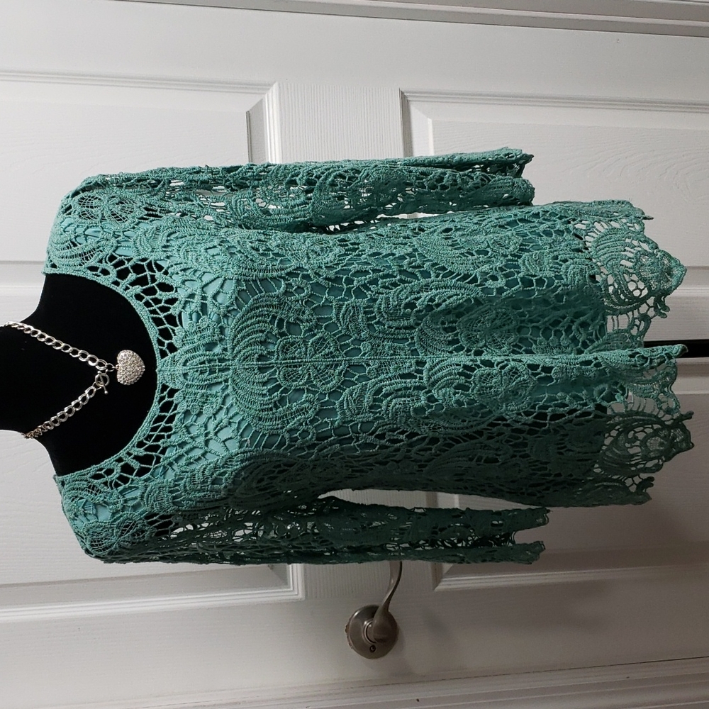 Bedford Fair 3/4 sleeve lined blouse
